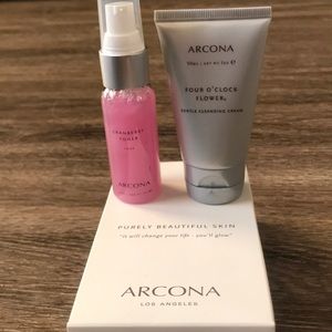 Arcona mini cleansing cream mini cranberry toner